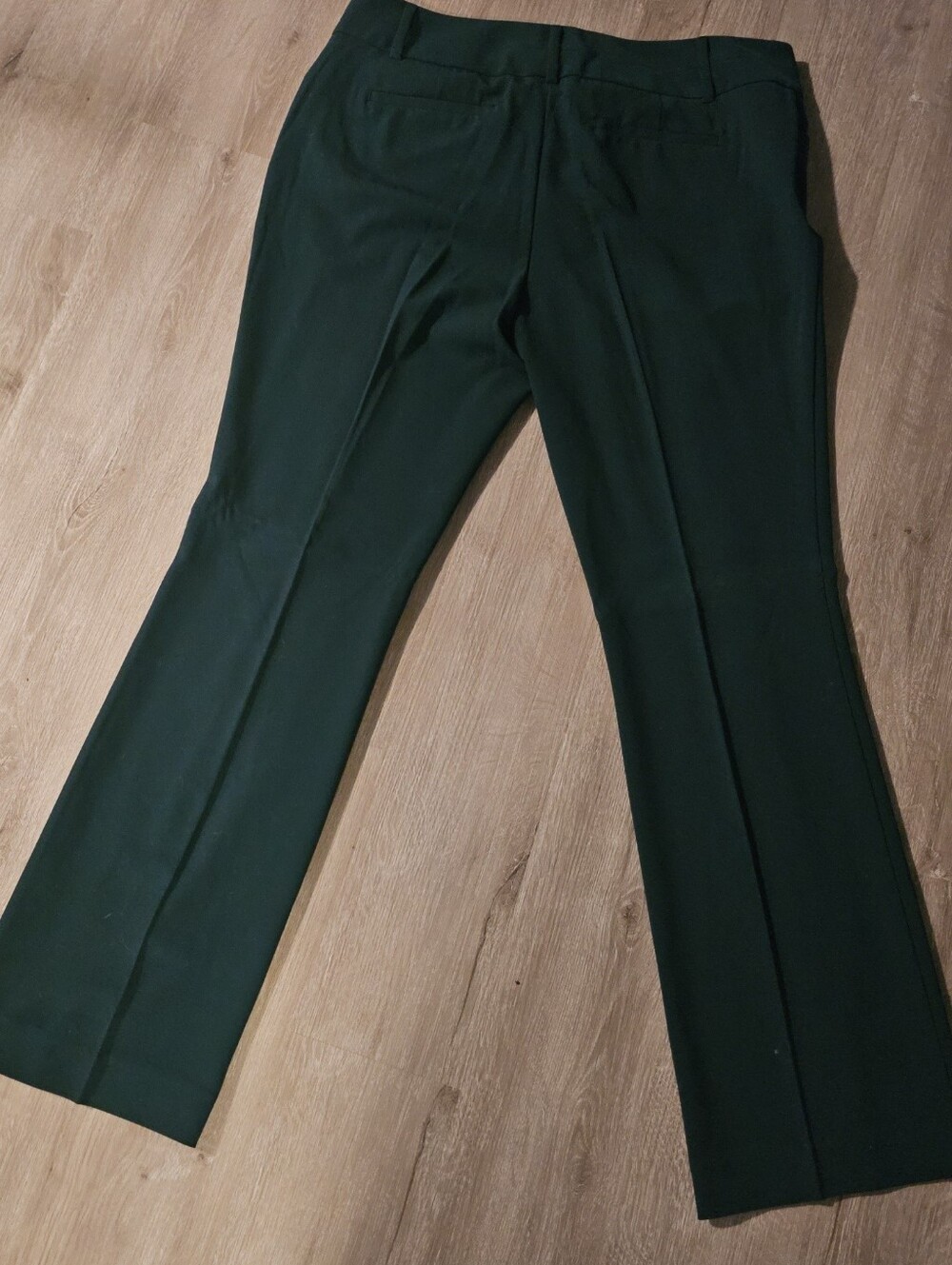 New York & Company Dark Green Boot Cut Dress Pants